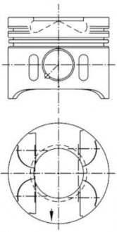 Поршень KOLBENSCHMIDT 97482600 (фото 1)