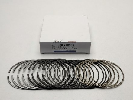 Кольца поршневые Лачетти 1.8 LDA стандарт Корея 93742700 (фото 1)