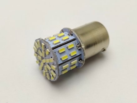 Лампа одноконтактная LED P21W 12V 50 диодов Квант BA15S /12V 50 SMD (фото 1)