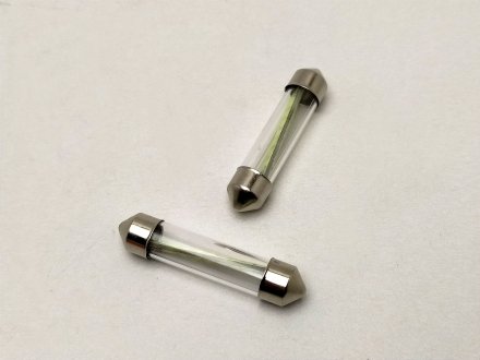 Лампа салону LED 36 мм T11 12V 1chip DS-TM у колбі Квант WH-SV8,5(11*41)-12V-COB 1chip DS-TM в CL