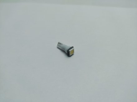 Лампа щитка приладів LED T5-01W 12V-1SMD біла Квант WH-T5-12V-1SMD-5050 (фото 1)