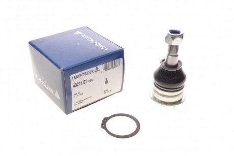 Опора кульова (передня/снизу) Citroen C1/Peugeot 108 14-/Toyota Aygo 14- LEMFORDER 43211 01 (фото 1)