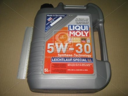 Олива моторна Special Tec LL 5W-30 5л LIQUI MOLY 8055 (фото 1)