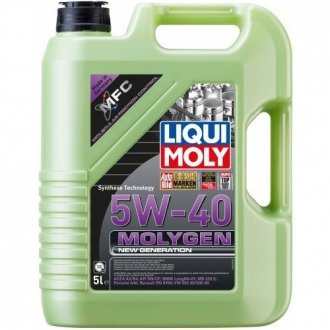 Моторна олива Molygen New Generation 5W-40, 5л LIQUI MOLY 9055 (фото 1)