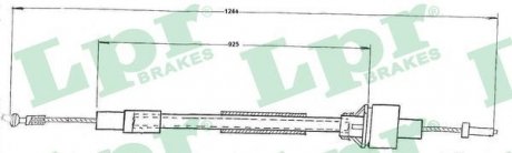Трос сцепление LPR C0091C (фото 1)