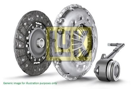 Комплект сцепление Ford Mondeo III 2.0 TDCi/TDDi 00-09 (d=240mm) (+вижимний) LuK 624 3136 33 (фото 1)