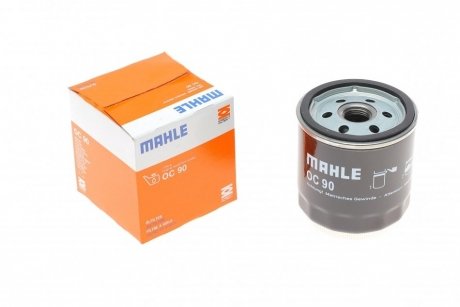 Фільтр масляний Opel 85- (benzin) (h=80mm) MAHLE / KNECHT OC 90 (фото 1)