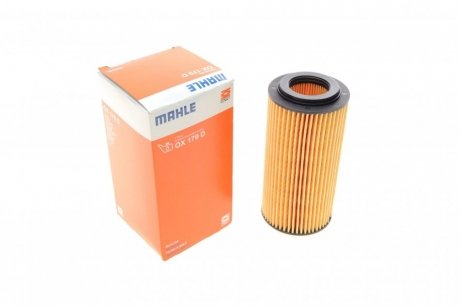 Фільтр масляний MB E-class (W210/W211) CDI 99- MAHLE / KNECHT OX 179D (фото 1)