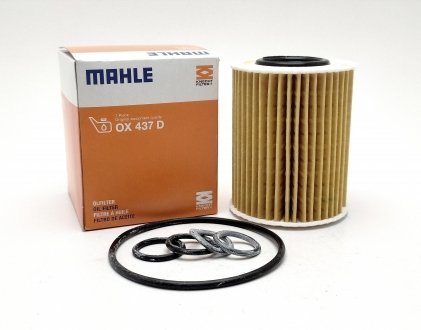 Фильтр масляный Опель Астра H 1.7 дизель - MAHLE / KNECHT OX437 (фото 1)