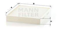 Фільтр салону Skoda Fabia/Roomster/VW Polo 99-10 -FILTER MANN CU 26 010 (фото 1)