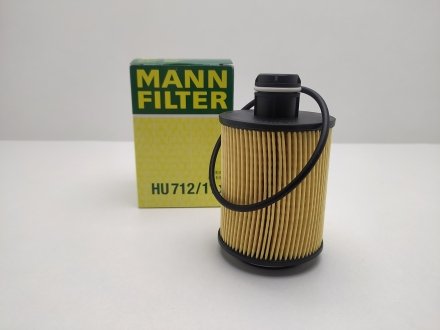 Фільтр масляний Citroen Nemo 1.3HDI/Fiat Doblo 1.6/2.0D/Opel Combo 1.6/2.0CDTi -FILTER MANN HU 712/11 X (фото 1)