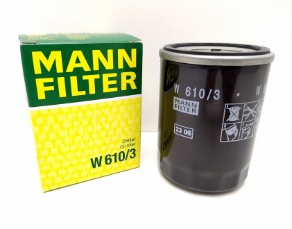 Фільтр мастил MANN W 610/3 (фото 1)