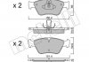 Колодки гальмівні (передние) MB C-class (W202/S202)/E-class (W210/S210)/CLK-class (C208)/SLK 93-04 Metelli 22-0219-0 (фото 10)