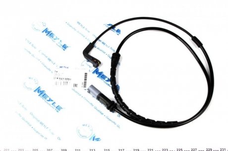 Датчик зносу гальмівних колодок (задніх) BMW X5 (E70)/X6 (E71/E72) 3.0/3.0D 07- MEYLE 314 527 0001 (фото 1)