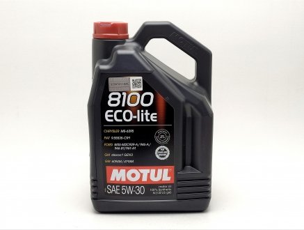 Олія 5W-30 5л Eco-Lite 8100 MOTUL 108214 (фото 1)