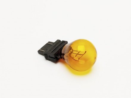 Лампа б/ц 27/7W 12V большая двухконтактная оранжевая NARVA 17948 Amber (фото 1)