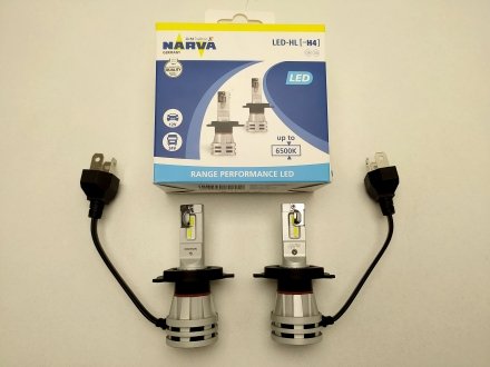 Лампа LED Н4 12-24V 6500K (к-т 2 шт) NARVA 180323000 (фото 1)