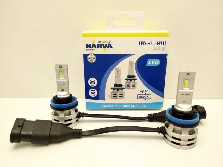 Лампа LED Н11 12-24V 6500K (к-т 2 шт.)) NARVA 180483000 (фото 1)