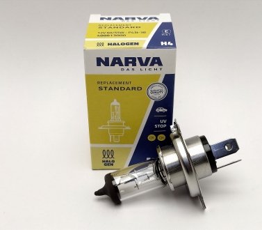 Лампа Н4 12V Р43 60/55W NARVA 488813000 (фото 1)