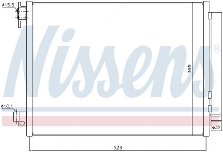 Конденсер кондиціонера NISSENS 940321 (фото 1)