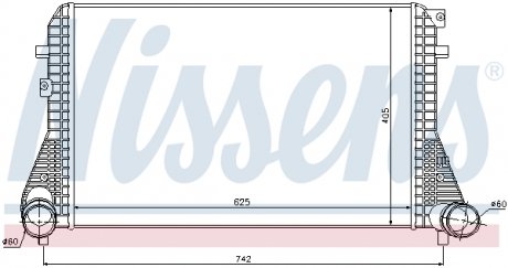 Радиатор наддуву NISSENS 96542 (фото 1)
