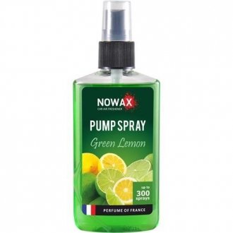 Автомобільний ароматизатор повітря PUMP SPRAY Green Lemon 75ml NOWAX NX07523