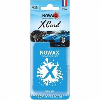 Автомобільний ароматизатор повітря серія " X CARD" -New Car NOWAX NX07534 (фото 1)