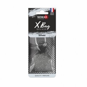 Автомобільний ароматизатор повітря полімерний X Bag DELUXE -Silver NOWAX NX07584 (фото 1)