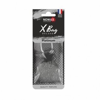 Автомобільний ароматизатор повітря полімерний X Bag DELUXE -Platinum NOWAX NX07587 (фото 1)