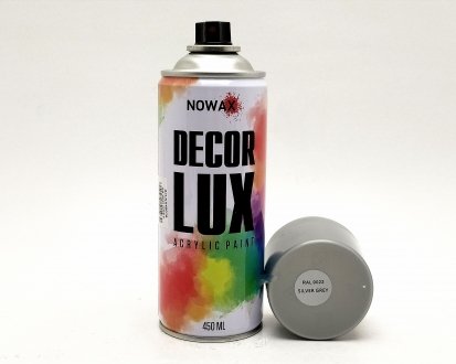 Краска серая 450 мл Decor Lux NOWAX NX48016 (фото 1)