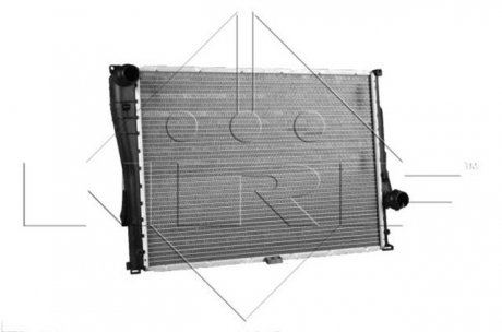 Радиатор охолодження Mitsubishi Carisma 1.6/1.8 97-06 NRF 519517 (фото 1)