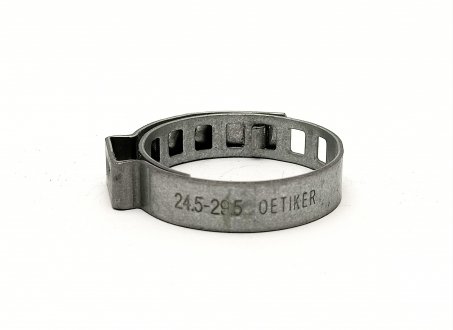 Хомут пыльника шруса под клещи оцинковка 24.5-29.5*0.75*7 мм Oetiker 2108 OETIKER(Швейцария) 10900012 (фото 1)