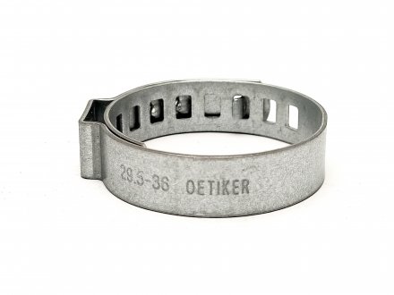 Хомут пыльника шруса под клещи оцинковка 29.5-36*0.75*9 мм Oetiker OETIKER(Швейцария) 10900017 (фото 1)