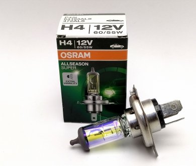 Лампа Н4 12V Р43 60/55W +30 OSRAM 64193ALS (фото 1)