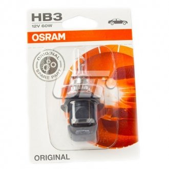 Автолампа (HB3 12V 60W) OSRAM 9005-01B (фото 1)