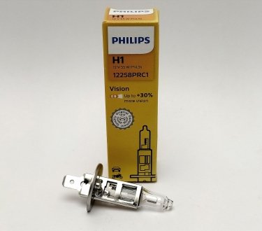 Лампа Н1 12V 55W +30 Преміум PHILIPS 12258PRC1 (фото 1)