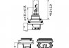 Автолампа галогенова 65W PHILIPS 12361B1 (фото 3)