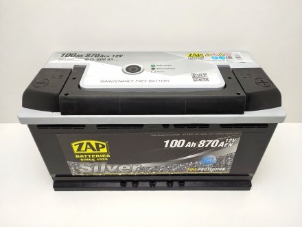 Аккумулятор 100А евро 870А ZAP Польша 6СТ-100АЗЕ (0) (фото 1)