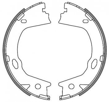 Колодки гальмівні барабанні REMSA 4657.00 (фото 1)