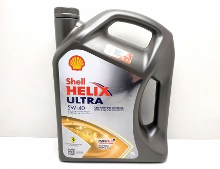 Олія 5W-40 4л Uitra SHELL 550040562 (фото 1)