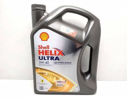 Масло 5W-40 4л Uitra SHELL 600081164 (фото 1)