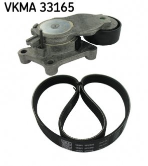 Роликовий модуль натягувача ременя (ролик, ремень) SKF VKMA 33165 (фото 1)