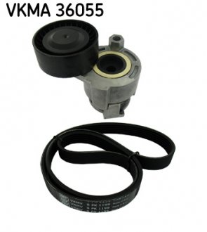 Роликовий модуль натягувача ременя (ролик, ремінь) SKF VKMA 36055 (фото 1)
