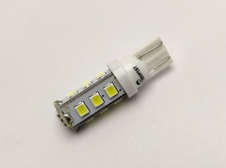 Лампа б/ц LED Т10 12V 13 диодов белая (кукурузка) TEMPEST Tmp-12T10-12V (фото 1)