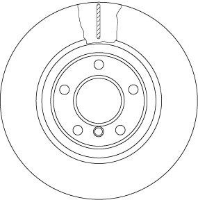 Диск гальмівний TRW DF6616S (фото 1)