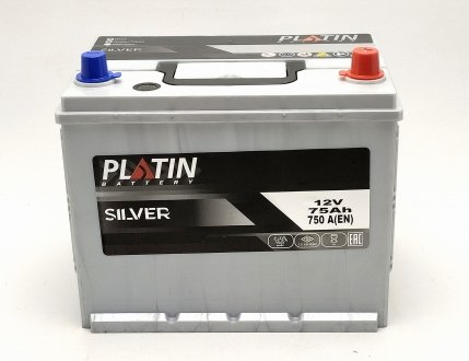 Аккумулятор 75А евро азия 750А Platin Silver Турция 5802254 (фото 1)