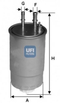Фільтр паливний UFI 24.ONE.01 (фото 1)