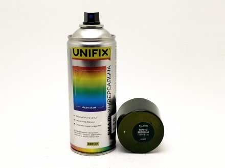 Краска темно зеленая 400 мл UNIFIX 941017