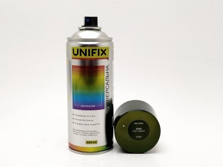 Краска хаки матовая 400 мл UNIFIX 941019