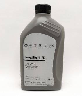 Олія 0W-30 1л Longlife бензин/дизель VAG GS55545M2 (фото 1)